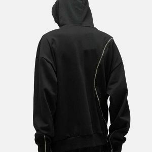 retro zip up hoodie [edgy] streetwear essential 2981